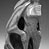Artist: Roland Gatin|Title: The Mobled Queen, Brazilian Soapstone