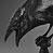 Artist: Michael Hames, SaltSpring Island|Title: Raven, Bronze